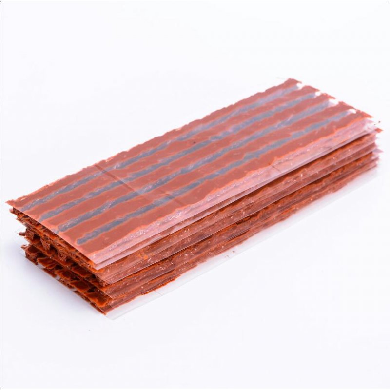 Tubeless Tire Repair Strips Stiring Glue for Tyre Puncture Emergency Car Motorcycle Bike Tyre Repairing Rubber Strips 100*6mm
