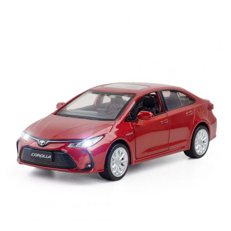 1:33 Alloy Car Model Toys with Sound Light Simulation Pull Back Car Toys Ornaments 