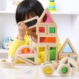Kids Creative Acrylic Rainbow Building Blocks