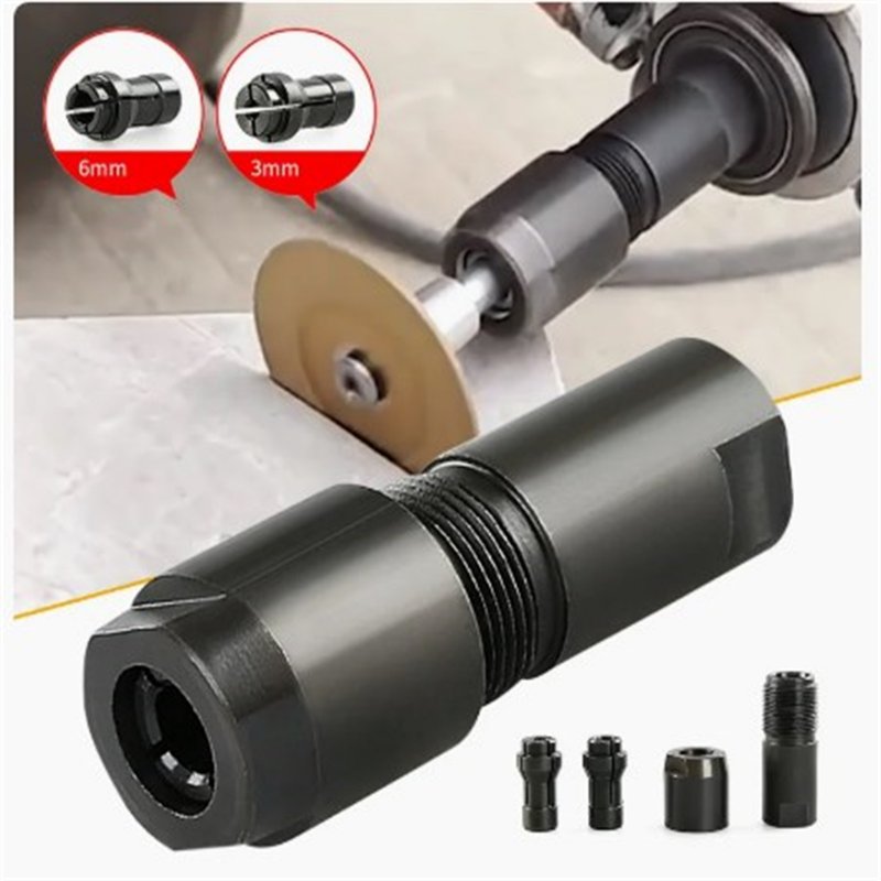 Direct Grinding Conversion Head Modified Adapter To Straight Grinder Chuck For 100-type Angle Grinder 