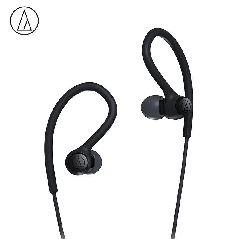 Original Audio-Technica ATH-SPORT10 In-ear Wired Earphone Music Headset Sport Earbuds With IPX5 Waterproof For Huawei Xiaomi 