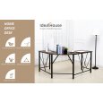 US L shaped computer desk Retro color