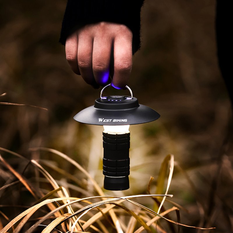 Outdoor Portable Camping Lantern Multifunctional Magnetic Emergency Flashlight Led Tent Light With Power Indicator 