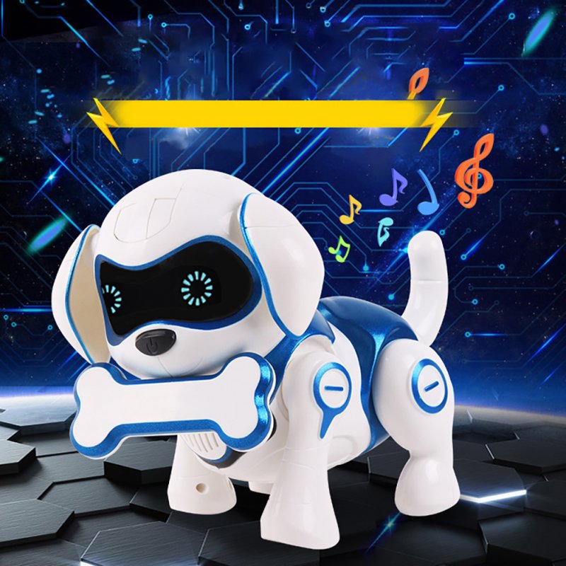 RC Dog Robot Toys Rechargeable Touch Sensing Simulation Remote Control Robot Pet Educational Toys 