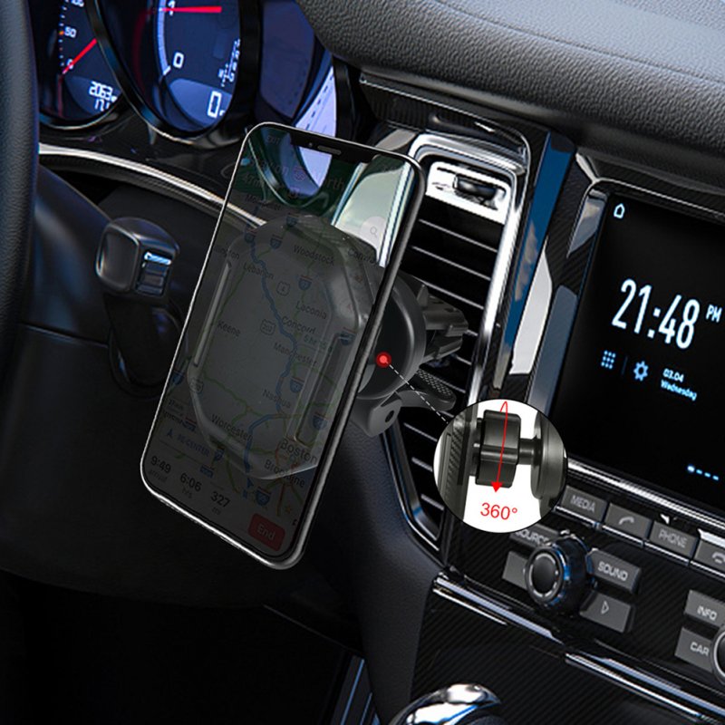Magnetic Phone Holder For Car 360° Rotation Universal Dashboard Phone Holder Hands Free Holder For Most Smartphones 