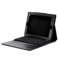 Black Leather Keyboard Case for iPad