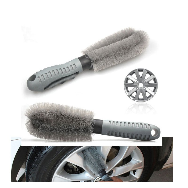 Universal Car Auto Motorcycle Car Wash Tire Brush Dust Cleaner Cleaning Tool Wheel Clean