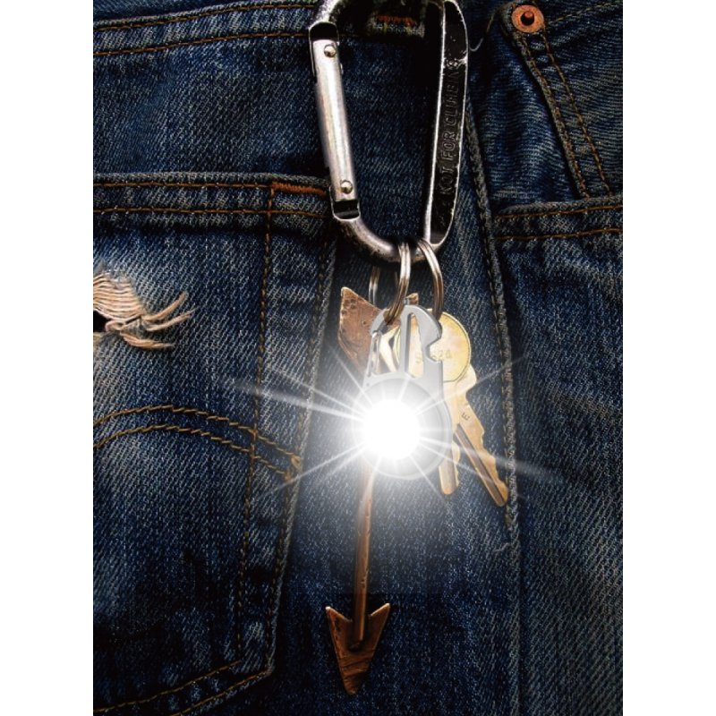Mini Led Keychain Light 500lm Ultra-light Type-c Charging High Brightness Flashlight with Strong Magnetic Black