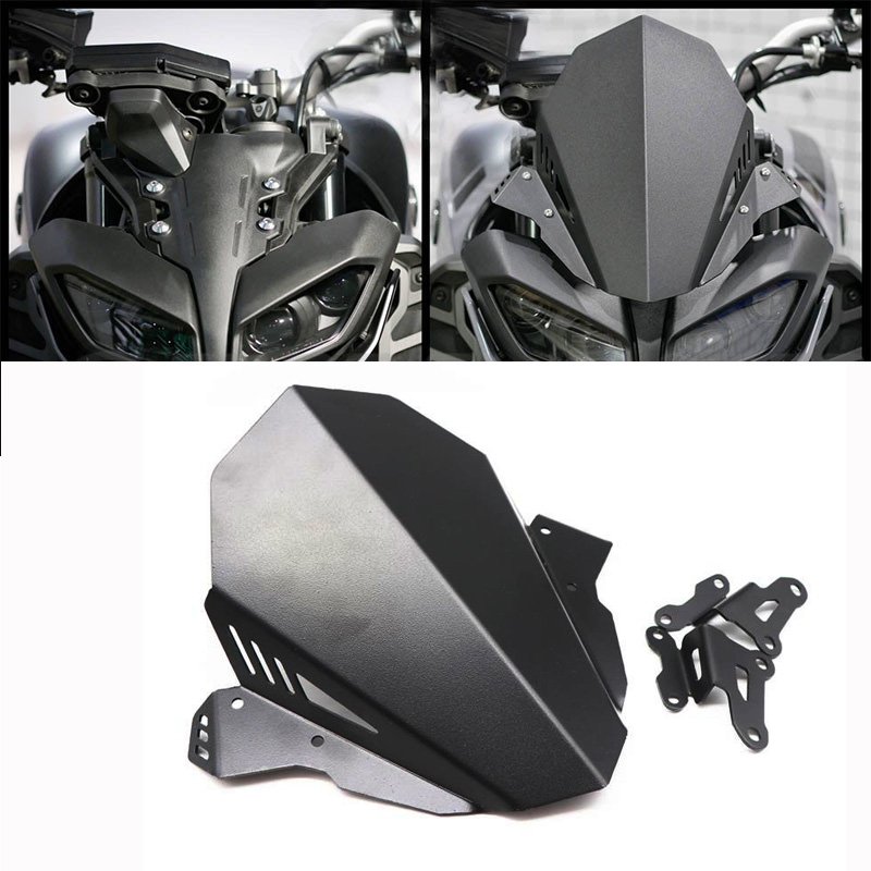 Motorcycle Headlight Windshield Windscreen For YAMAHA MT-09 MT09 17-20 