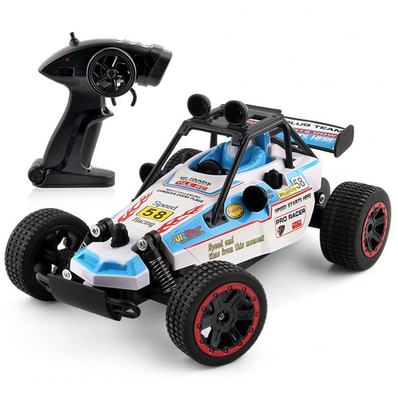 1:20 2.4g Remote Control Car Rechargeable Big-foot Off-road Climbing Car Model Toys Kids Gift 3366-A5 Green