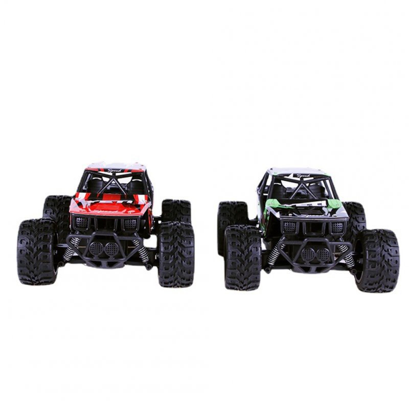 1:20 2.4g Remote Control Car Rechargeable Big-foot Off-road Climbing Car Model Toys Kids Gift 3366-A5 Green