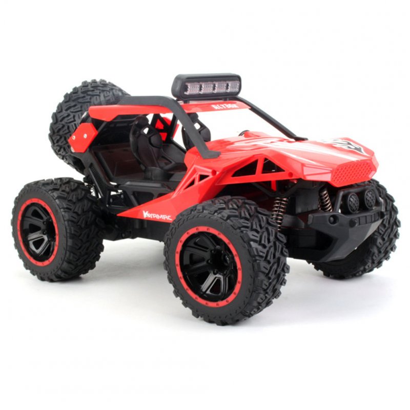 1:14 Half-scale Remote Control Car with Light 25KPH 2WD High-speed Climbing RC Car Model Toy White