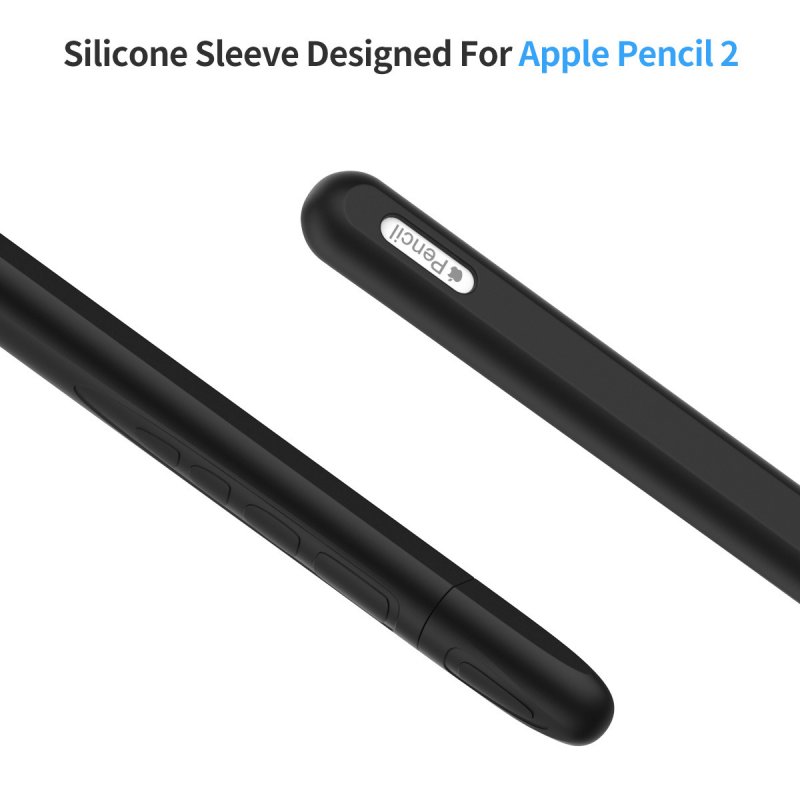 Silicone Case For Apple Pencil 2 Cradle Stand Holder For iPad Pro Stylus Pen Protective Cover 
