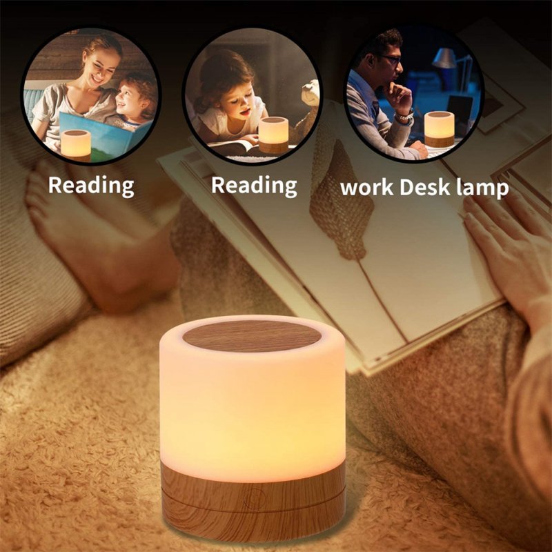 Portable Night Light Adjustable Brightness Usb Rechargeabl Eye Protection Table Lamp Bedside Lamps 