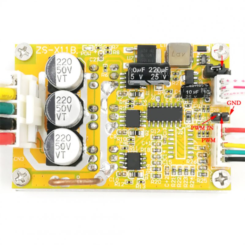 BLDC Three-phase Dc Brushless Hall Motor Controller Set High Power Plc Brushless Motor Driver Board