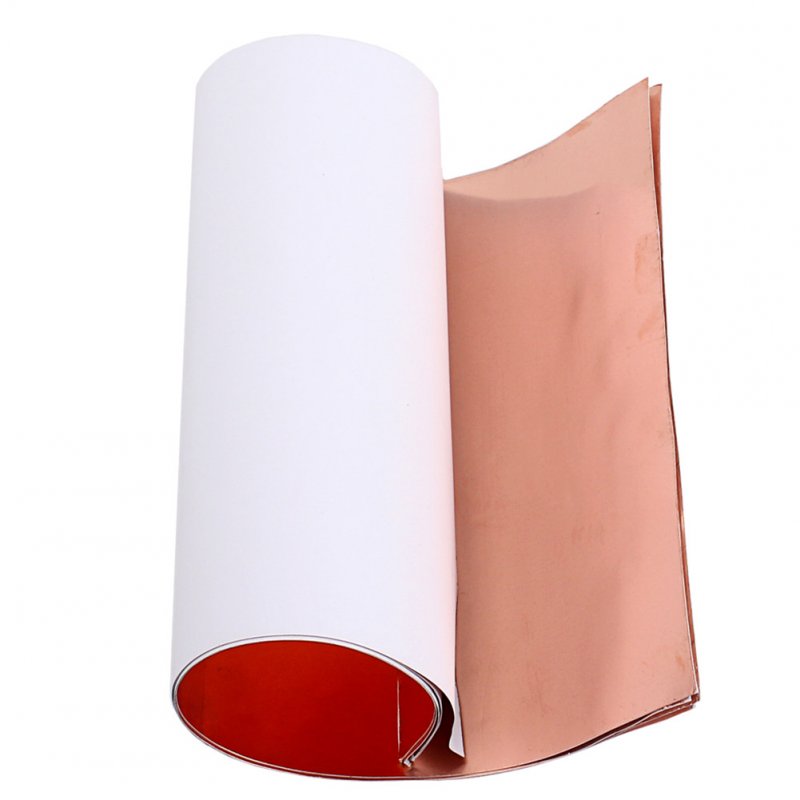 5pcs 300*200mm Copper Foil Sheet 0.2mm Thickness Conductive Adhesive Tape Electro Magnetic Interference Shielding Electric Guitar Repair Tool  Copper foil sheet