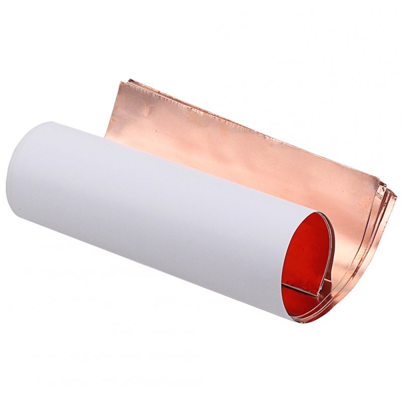 5pcs 300*200mm Copper Foil Sheet 0.2mm Thickness Conductive Adhesive Tape Electro Magnetic Interference Shielding Electric Guitar Repair Tool  Copper foil sheet