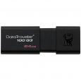 Kingston DT100G3 Black Flash Drive 64GB