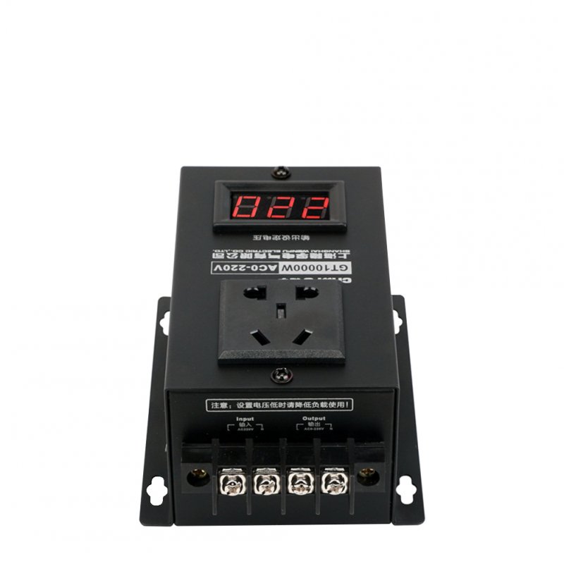 220v 10000w High-power Scr Voltage  Regulator With Heat Sink Motor/fan/electric Drill Speed Controller Governor Voltage Controller