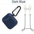 Cover Case Set for Apple AirPods - Navy blue