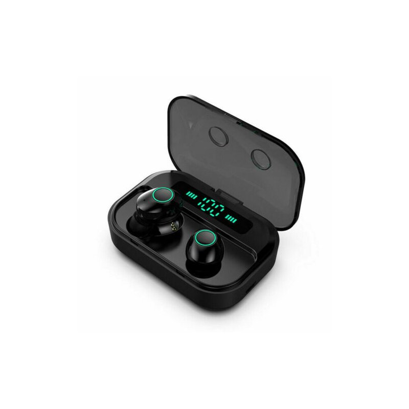 M7 LED Digital Display TWS Earphones Mini Stereo Headphones Bluetooth5.0 with 3600mAh Charging Case for Mobile Power Bank 