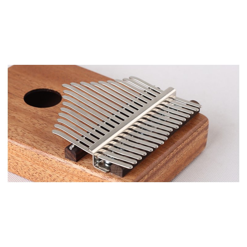 17 Keys Kalimba Keyboard Manganese Steel Kalimba Key Chrome Music Instrument 