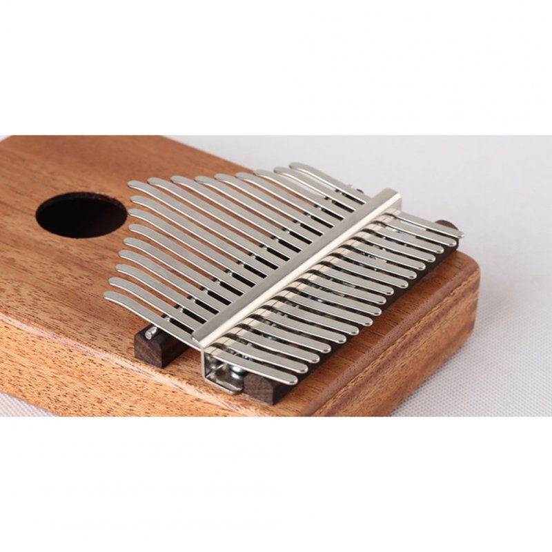 17 Keys Kalimba Keyboard Manganese Steel Kalimba Key Chrome Music Instrument 