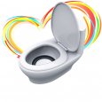 Mini Funny Flush Toilet closetool Speakers - 