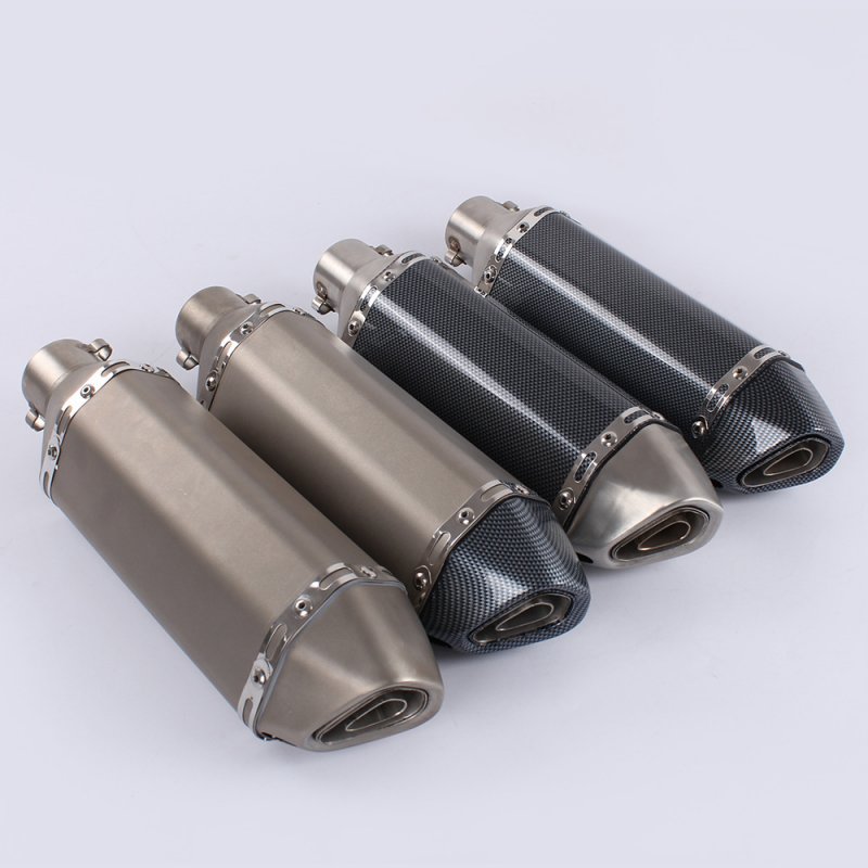 Universal Motorcycle Modified Scooter Exhaust Muffle Pipe for GY6 CBR CBR125 CBR250 CB400 CB600 YZF FZ400 Z750 A