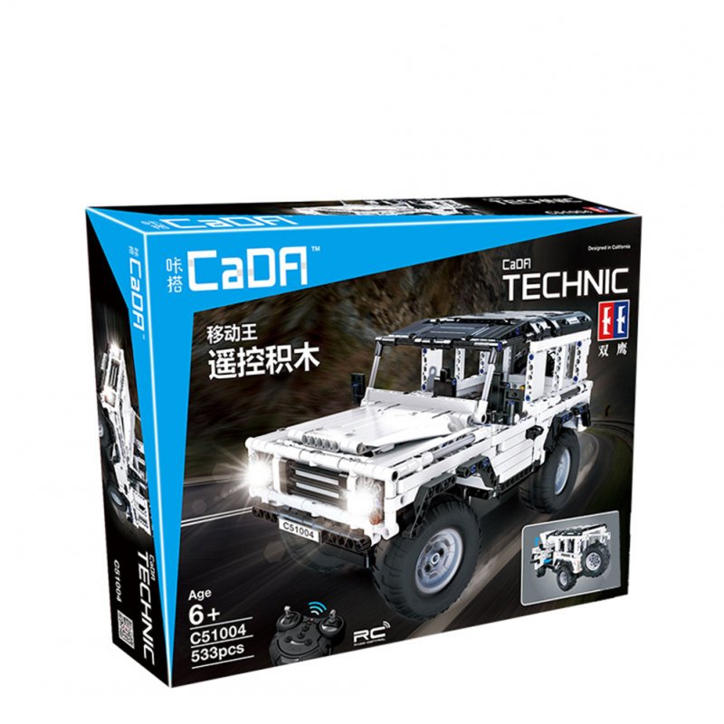 C51004 Building  Blocks  Remote  Control  Car  Toys Structure Stable Off-road Vehicle Assembly Model Holiday Gifts For Boys Children 