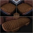 Coffee Color 3 Pcs Comfortable Car Cushion