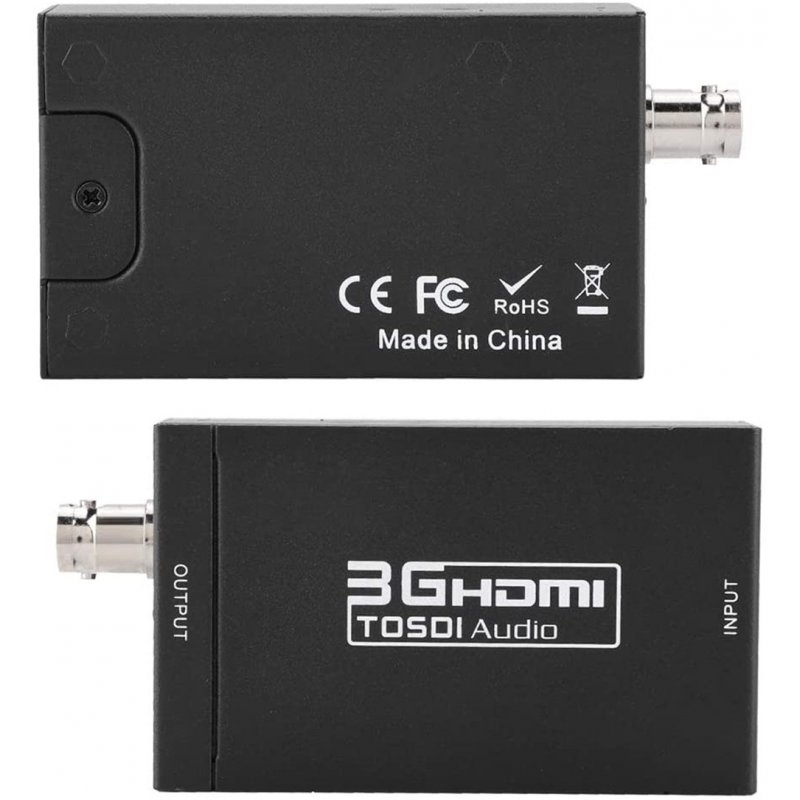 SD-SDI/HD-SDI/3G-SDII to HDMI Adapter Support 1080P High Definition Input SDI Converter 