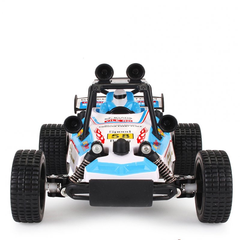 1:20 2.4G RC Mountain Off-road Car Children Rechargeable Remote Control Racing Car Toy Blue