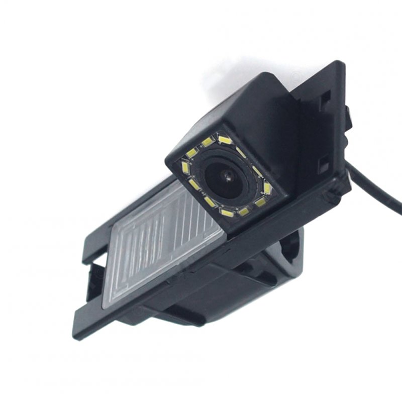Car Reversing Backup Camera 12 Lights Hd Night Vision Rear View Parking Camcorder Safe Driving Camera 