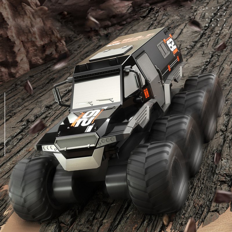 2.4g Remote Control Car 8wd Off-Road Amphibious Stunt Vehicle 8-Wheel Speed Racing Truck Crawler Toys 