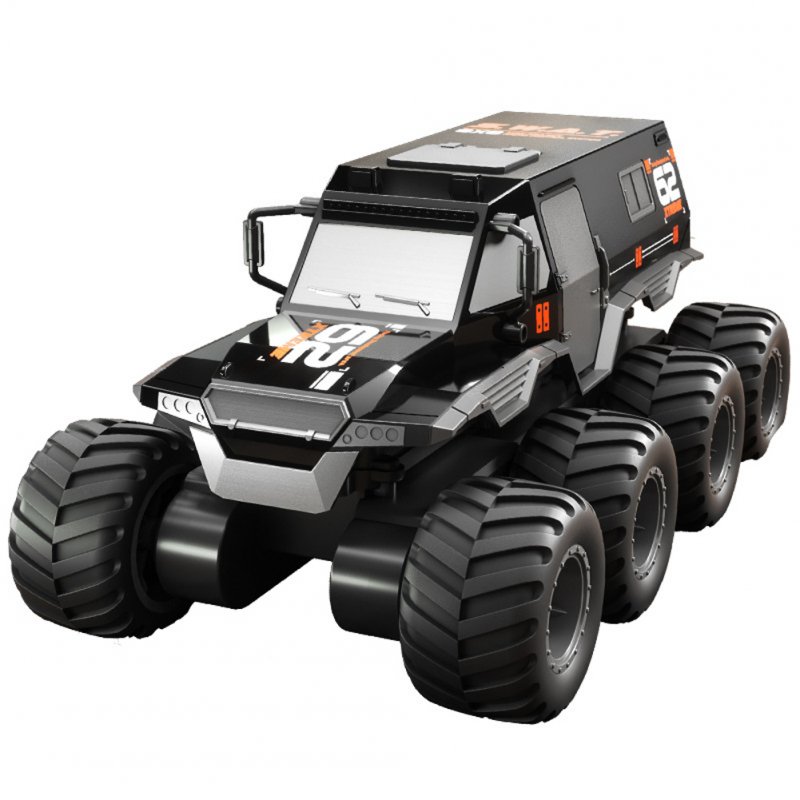 2.4g Remote Control Car 8wd Off-Road Amphibious Stunt Vehicle 8-Wheel Speed Racing Truck Crawler Toys 