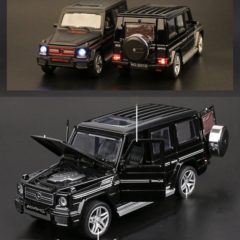 Alloy Car Model Ornaments Compatible for Brabus G Simulation Pull Back Car Toy Children Gifts for Brabus G700 Red
