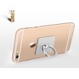 Portable Finger Ring Phone Holder - Silver