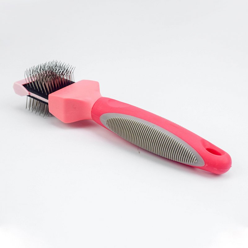 Pet Cat Hair Trimming Comb Hair Remover Double-sided Cleaning Massage Brush Pet Cleaning Supplies 