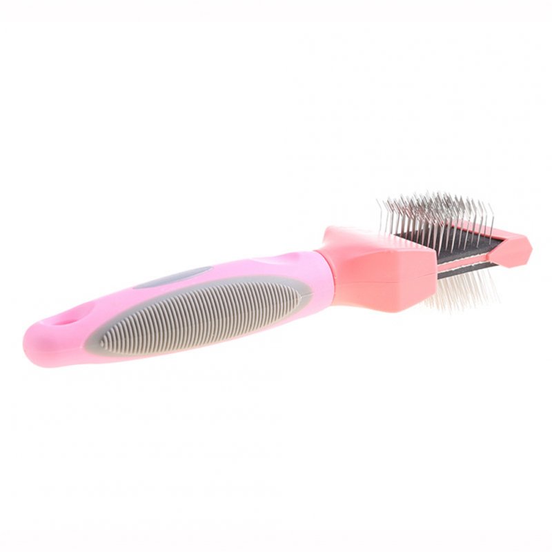 Pet Cat Hair Trimming Comb Hair Remover Double-sided Cleaning Massage Brush Pet Cleaning Supplies 