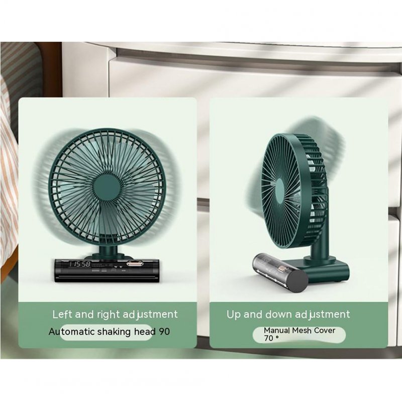 4w Electric Mini Fan 4 Level Low Noise Type-c Charging Usb Air Cooling Fan for Home Bedroom Travel Office 