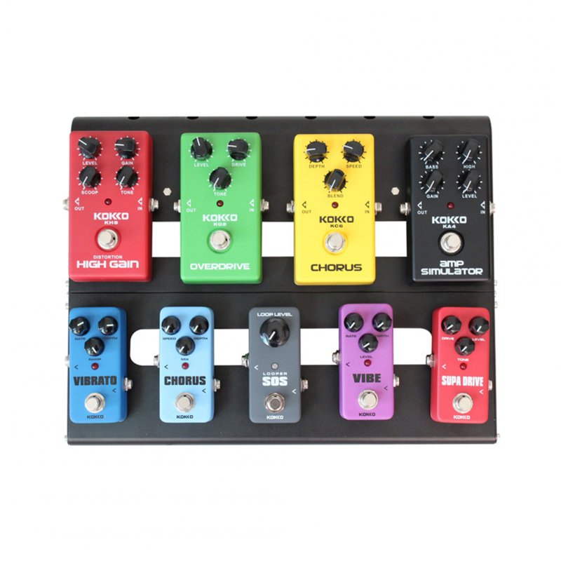KB-02 Electric Guitar Effects Pedal Board 35*28*4cm PedalBoard Elegant Apperance Musical Instrument Accessory 