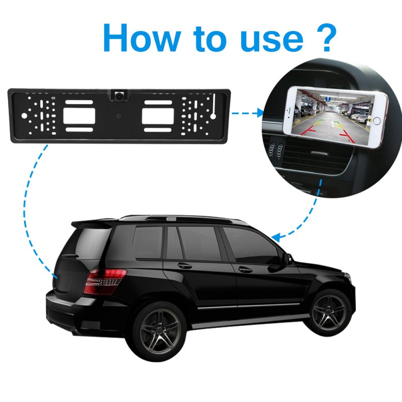 Car DVR Wireless Wifi Backup Parking Reverse Rear View Camera 