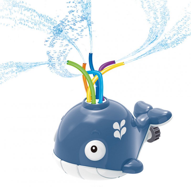 Children Rotating Water Spray Toy Lovely Whale Sprinkler Bathing Toys For Bathroom Summer Water Party 