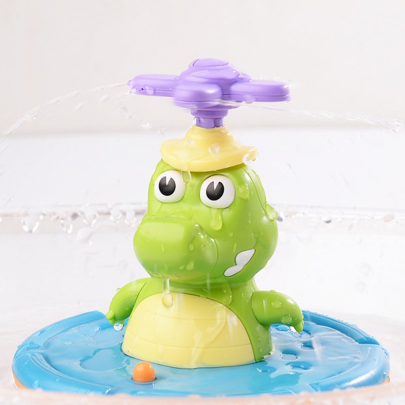 Baby Bathing Water Spray Toys Cute Rotating Sprinkler Crocodile Toy With Light Music Gifts For Boys Girls 