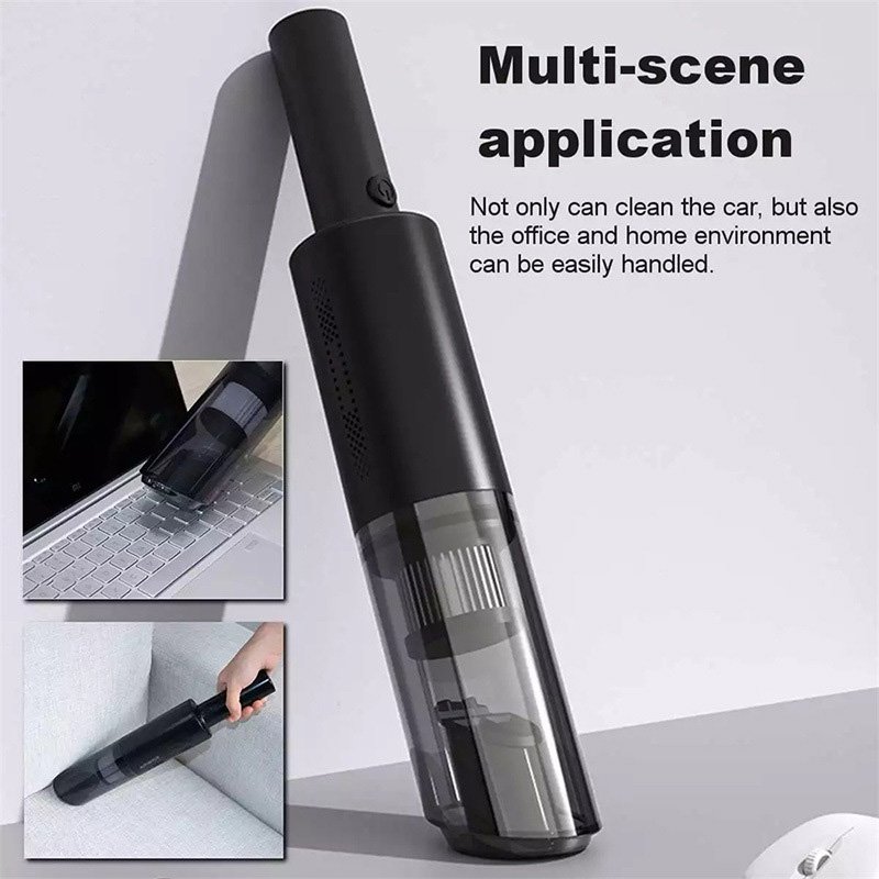 Wireless Car Vacuum Cleaner Portable Handheld Cordless Strong Suction Ultra Light 