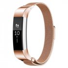 Magnetic Stainless Steel Watch Band Strap for Fitbit Alta/Alta HR Rose Gold