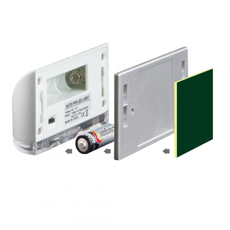 Led Door Lock Light 60 Degrees Infrared Human Body Sensor Night Lamp For Stairs Warehouse Wardrobe 