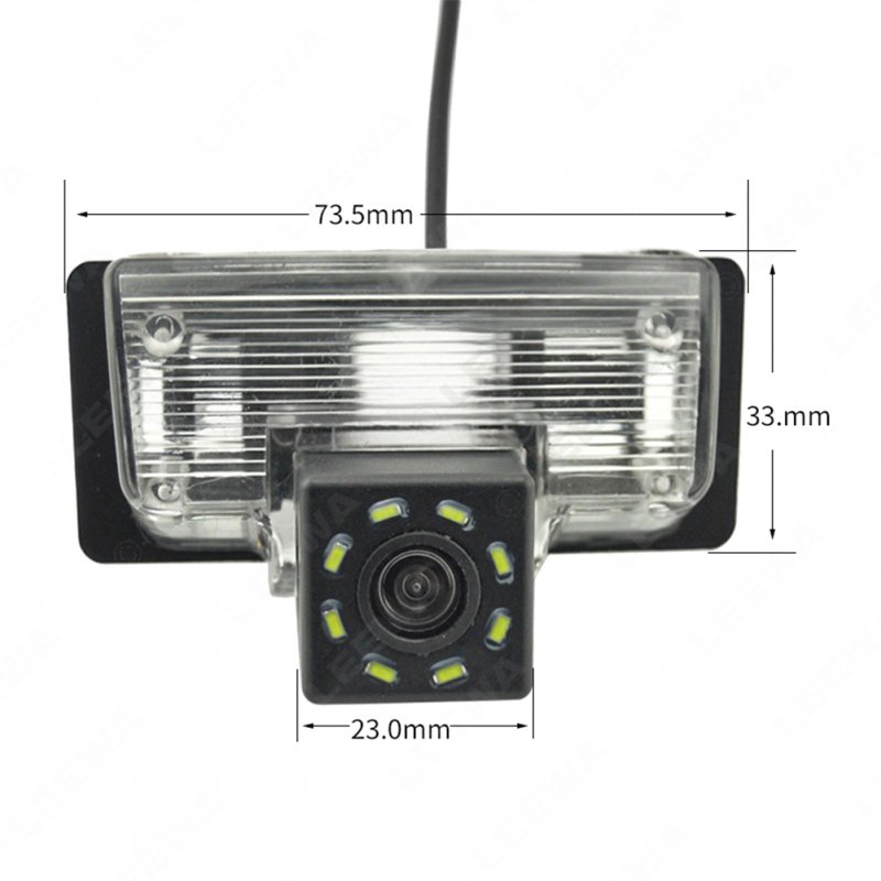 Car Hd Reversing Backup Camera 170-degree Wide Viewing Angle Night Vision Rear View Parking Camcorder 