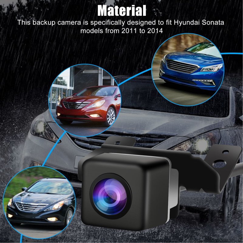 Car Rear View Backup Camera HD Night Vision Parking Aid Camcorder 95760-3s102 for Sonata 2011-2014 